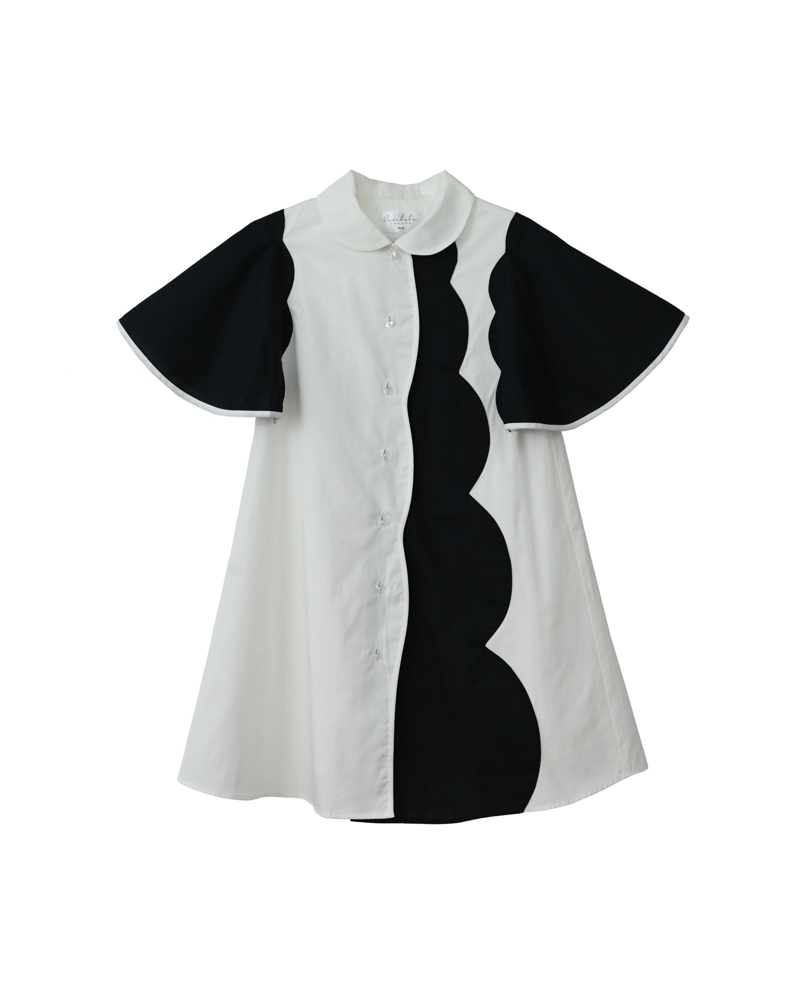 Lulu dress (off-white/black)  Aisabobo