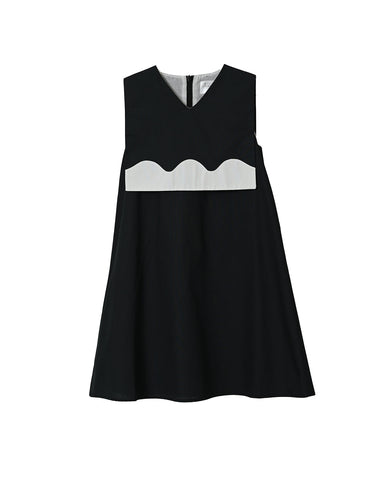 Lucy dress (black/off-white)