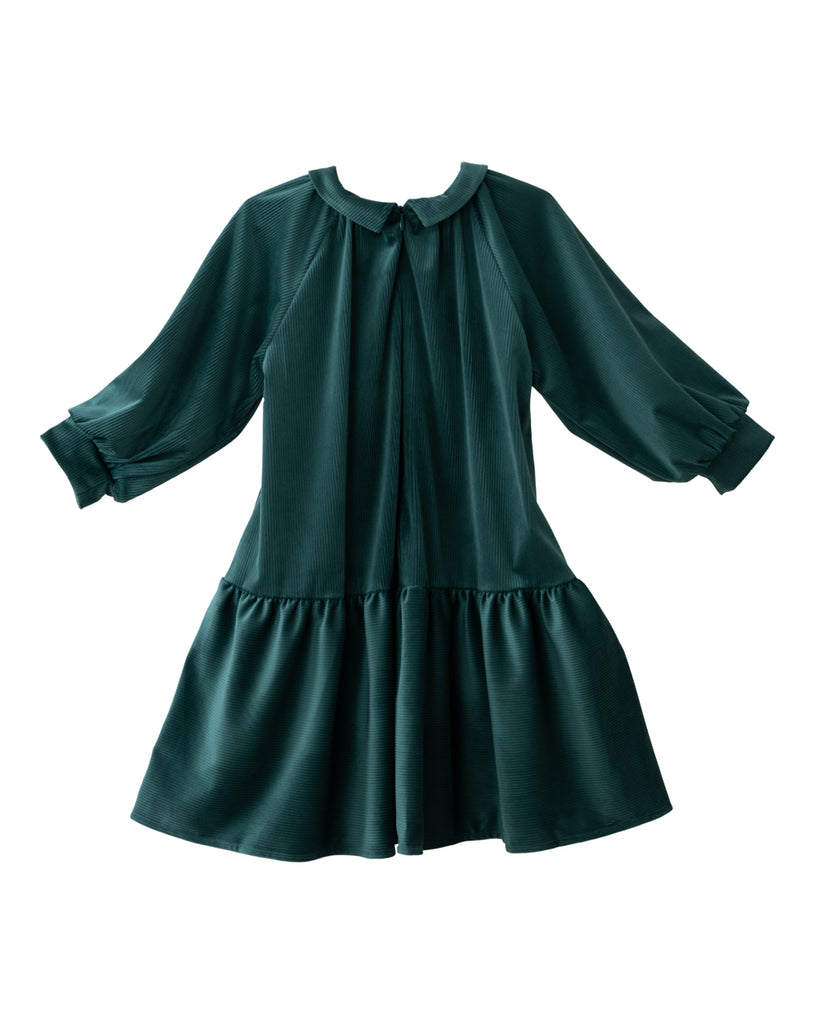Isla dress (sacramento-green velvet) Aisabobo Isla dress (sacramento-green velvet) Aisabobo