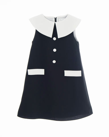 Elara dress (black/ivory)