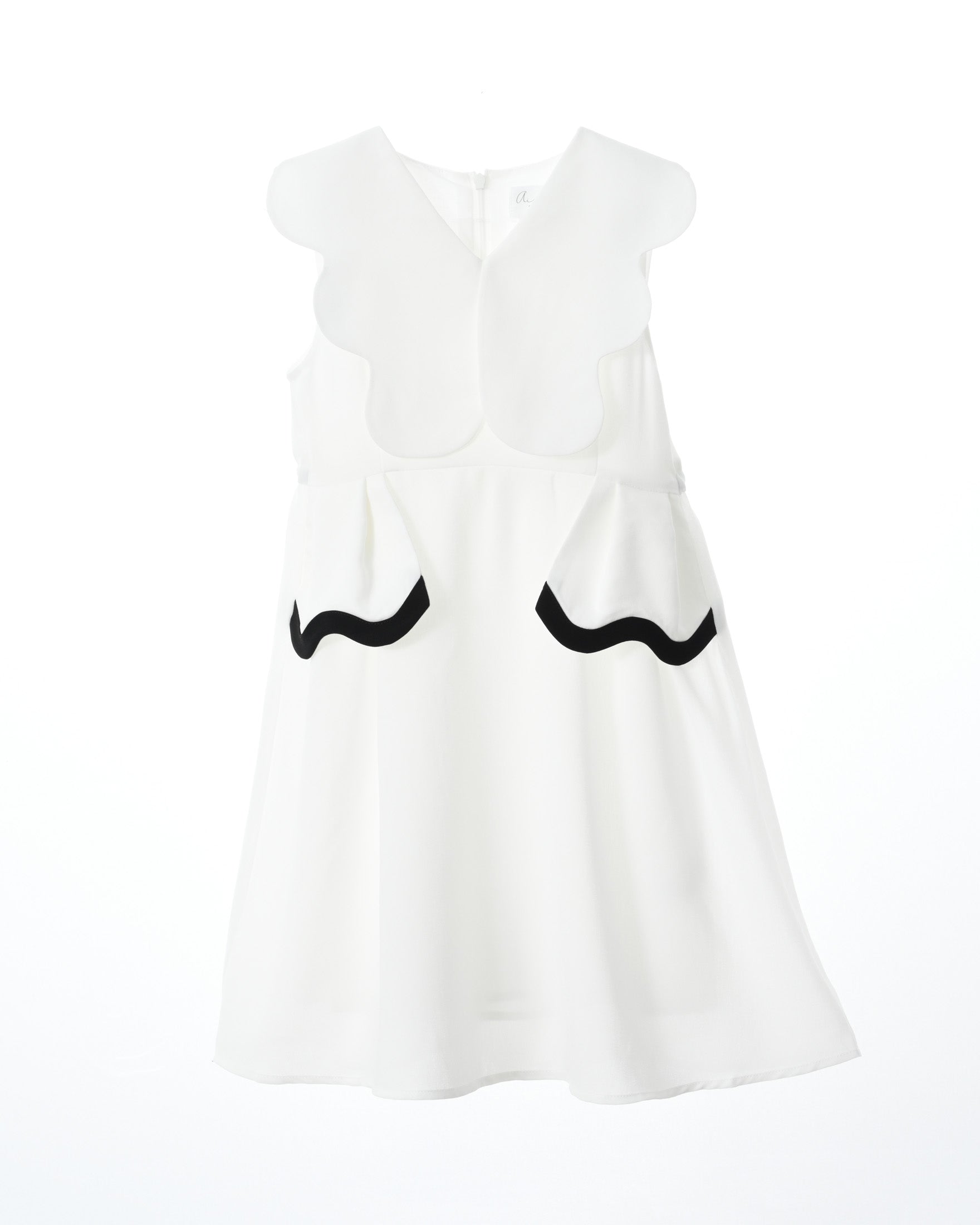 Colette dress (ivory/black)  Aisabobo