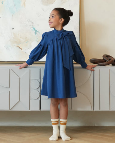 Talia dress (sapphire-blue)