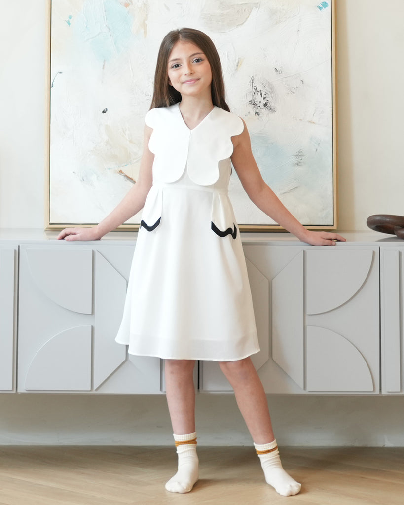 colette dress ivory Fait Par Foutch Colette Dress Hills Shire Hire