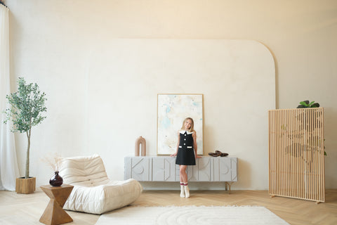 Elara dress (black/ivory)
