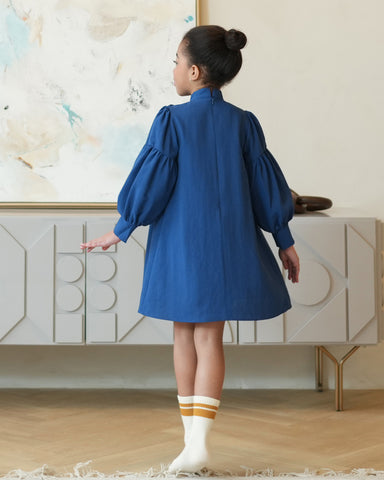 Talia dress (sapphire-blue)