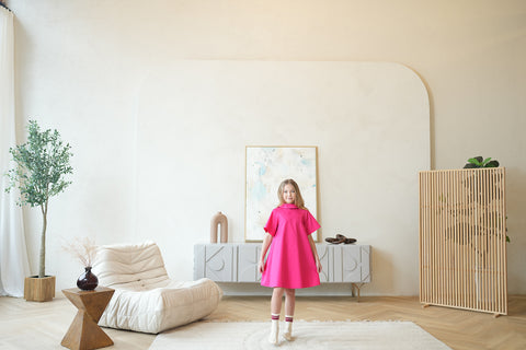 Mae dress (hot-pink)