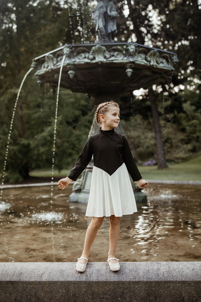 Kai dress (black/ivory) – Aisabobo