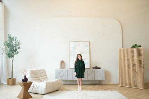 Talia dress (emerald-green)