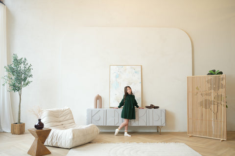 Talia dress (emerald-green)