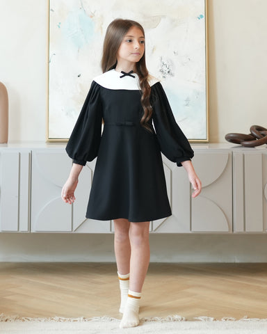 Leni dress (black/ivory)
