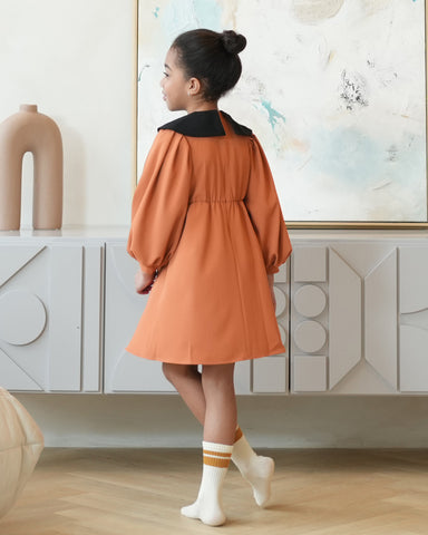 Leni dress (alloy-orange)