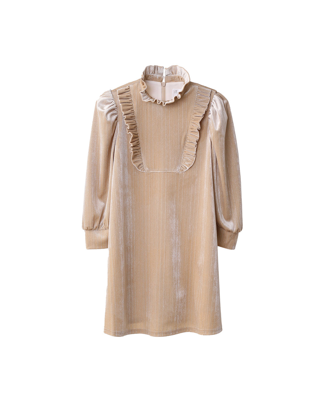 bridesmaid dresses long Round Neck A Line Wholesale Bridesmaid Dresses with Lantern Sleeves