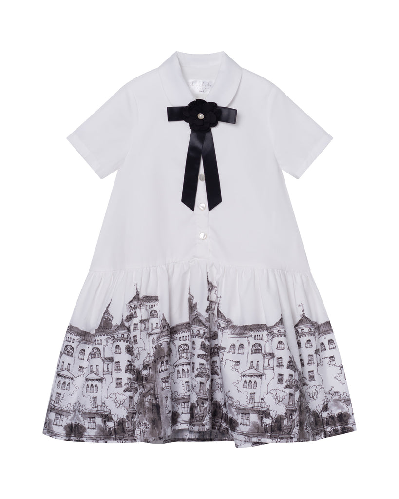 Isabella (white/prints)