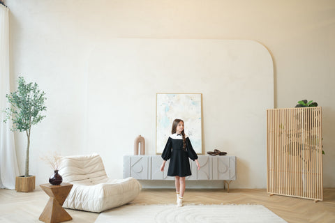 Leni dress (black/ivory)