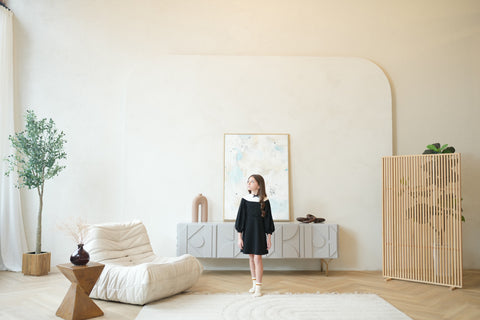 Leni dress (black/ivory)