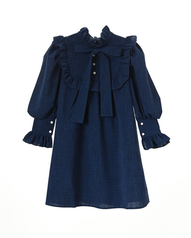 Brigitte dress (dark sapphire blue)