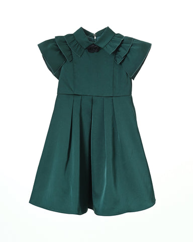 Rosalind dress (hunter green)