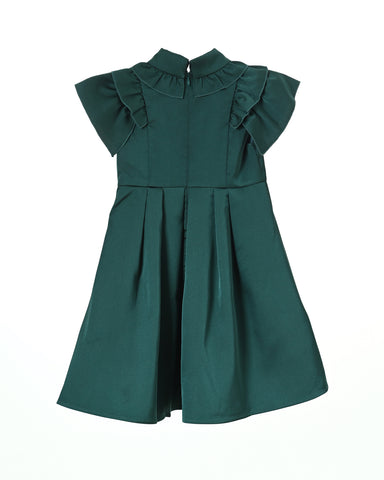 Rosalind dress (hunter green)