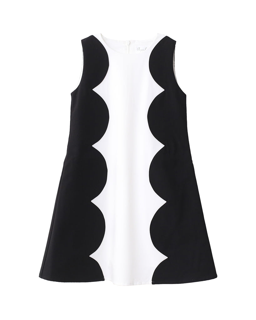 Aria dress (ivory/black)