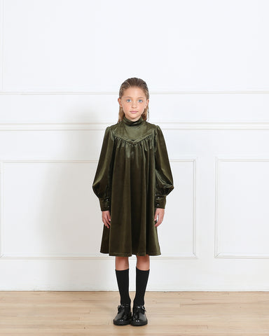 Rachel dress (olive green)