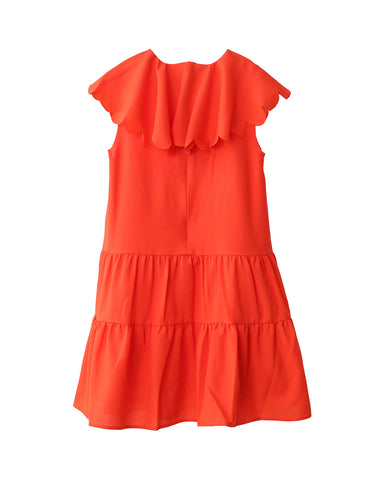 Anna dress (scarlet orange)