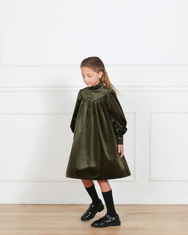 Rachel dress (olive green)