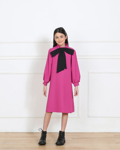 Megan dress (fuschia pink)