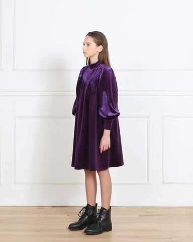 Rachel dress (eggplant purple)