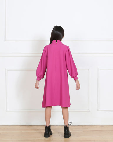Megan dress (fuschia pink)