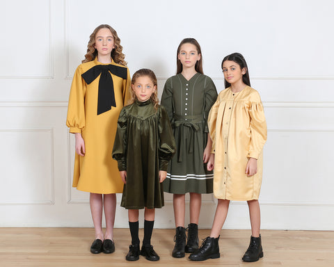 Rachel dress (olive green)