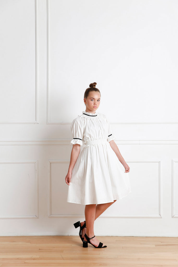 Aisabobo white iris dress top