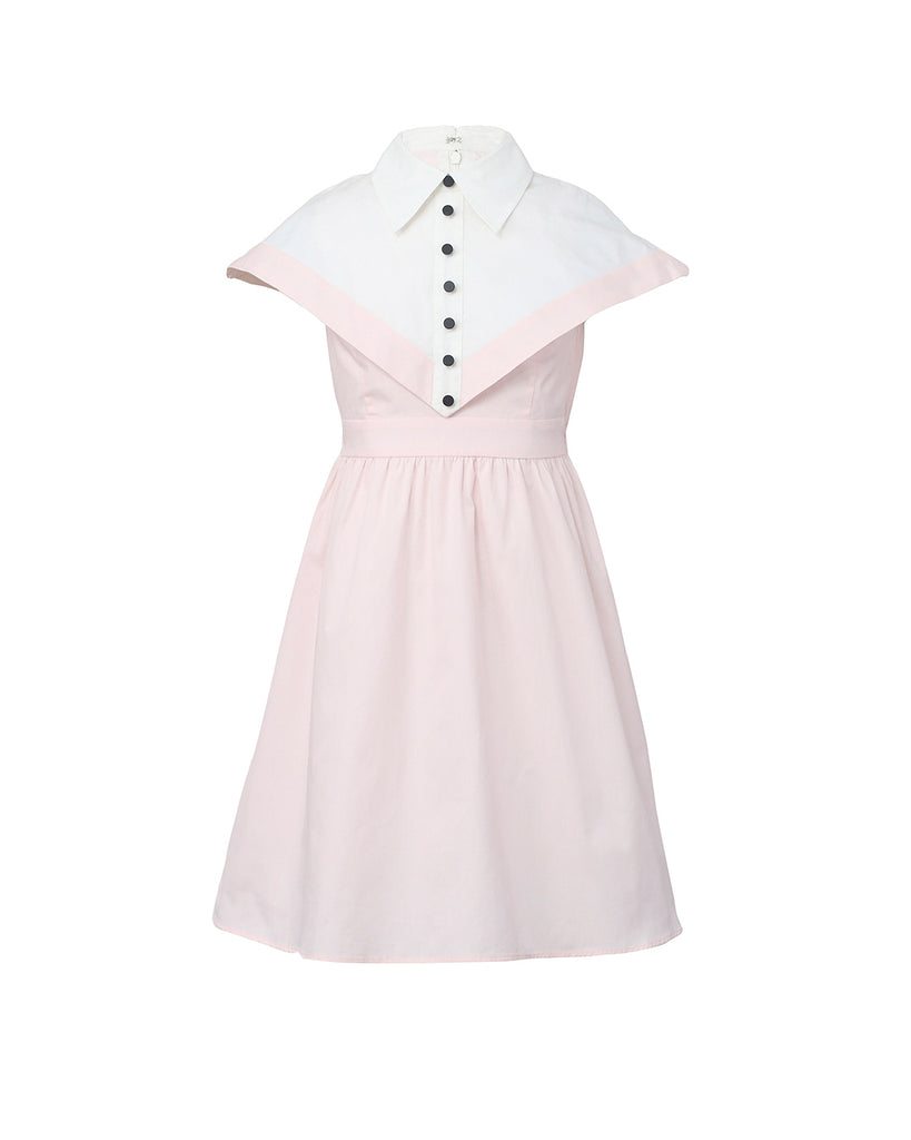 Stella dress (blush pink/ivory)