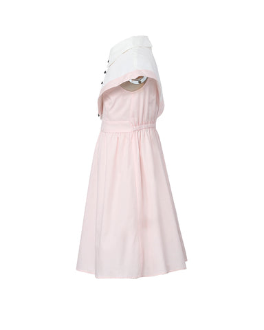 Stella dress (blush pink/ivory)