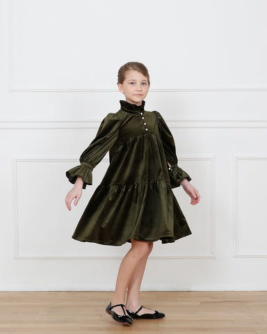 Evelyn dress (olive green)