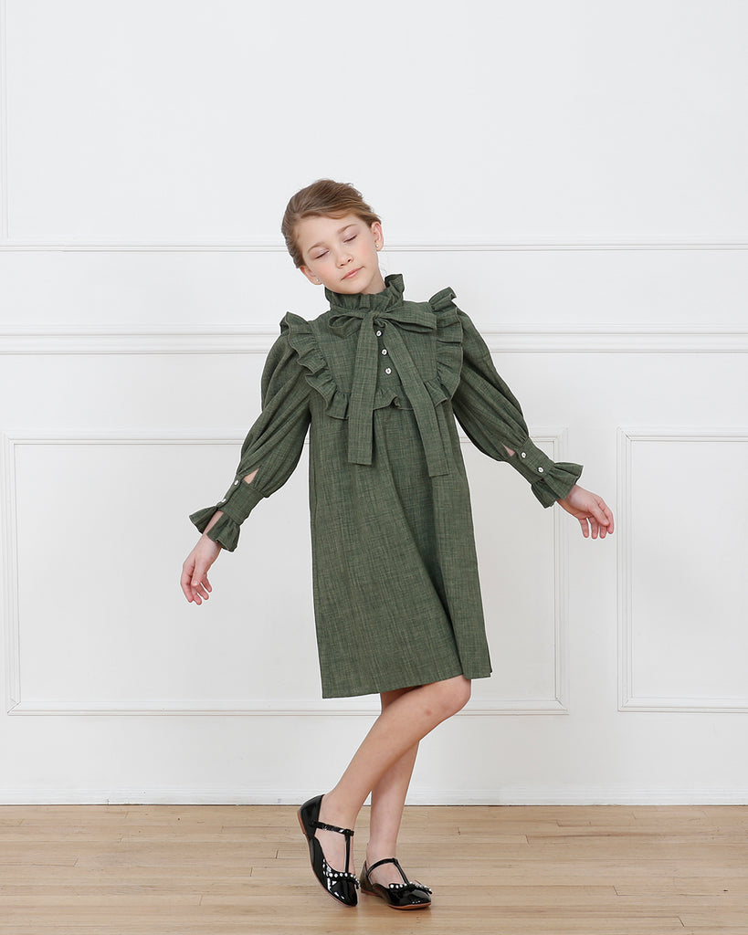 green emerald velvet dress Alma Midi Dress | Green Sapphire