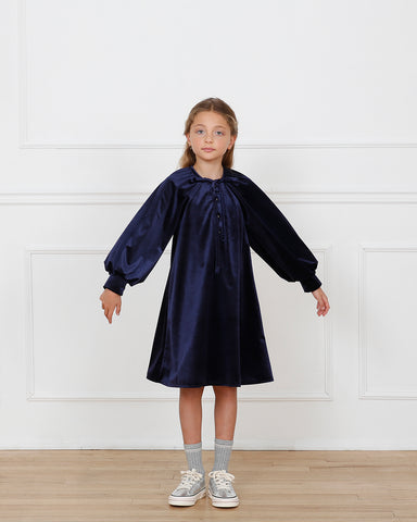 Florence dress (dark sapphire blue)