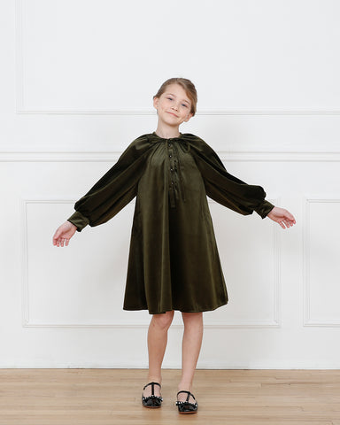 Florence dress (olive green)