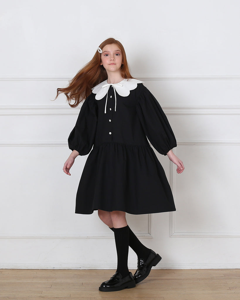 Selena dress (black/ivory)