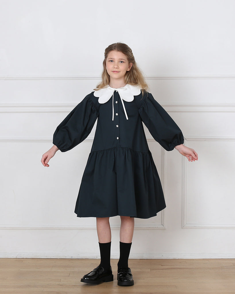 cardigan on ivory dress Whisper by Brodie Hazel Fringe Cardigan