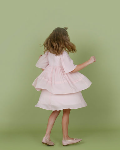 Elena dress (blush pink)