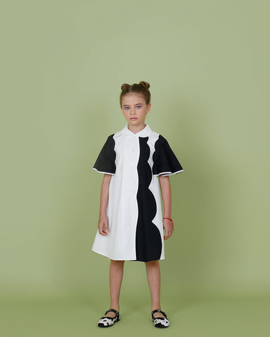 Lulu dress (off-white/black)