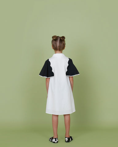 Lulu dress (off-white/black)