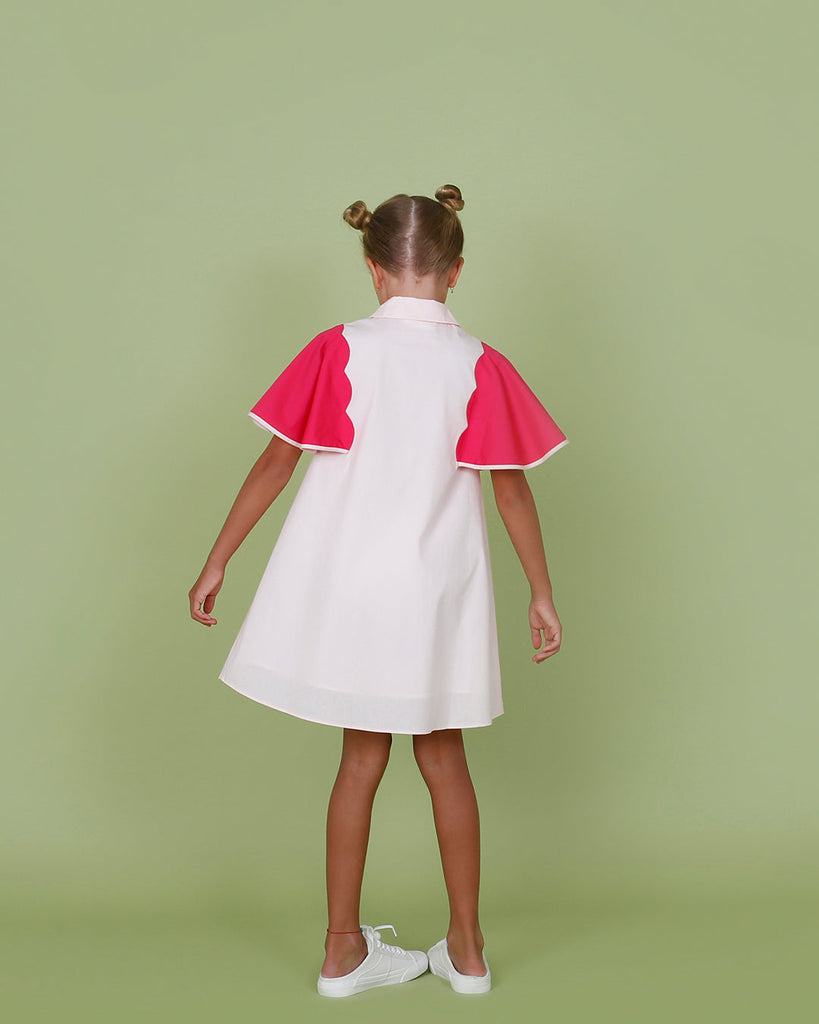 aisabobo pink dress Aisabobo Mae Hot Pink Dress 7