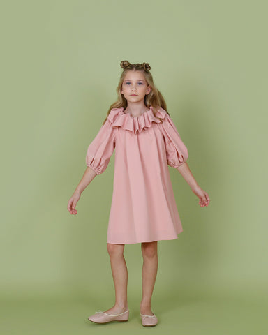 Sara dress (ash pink)