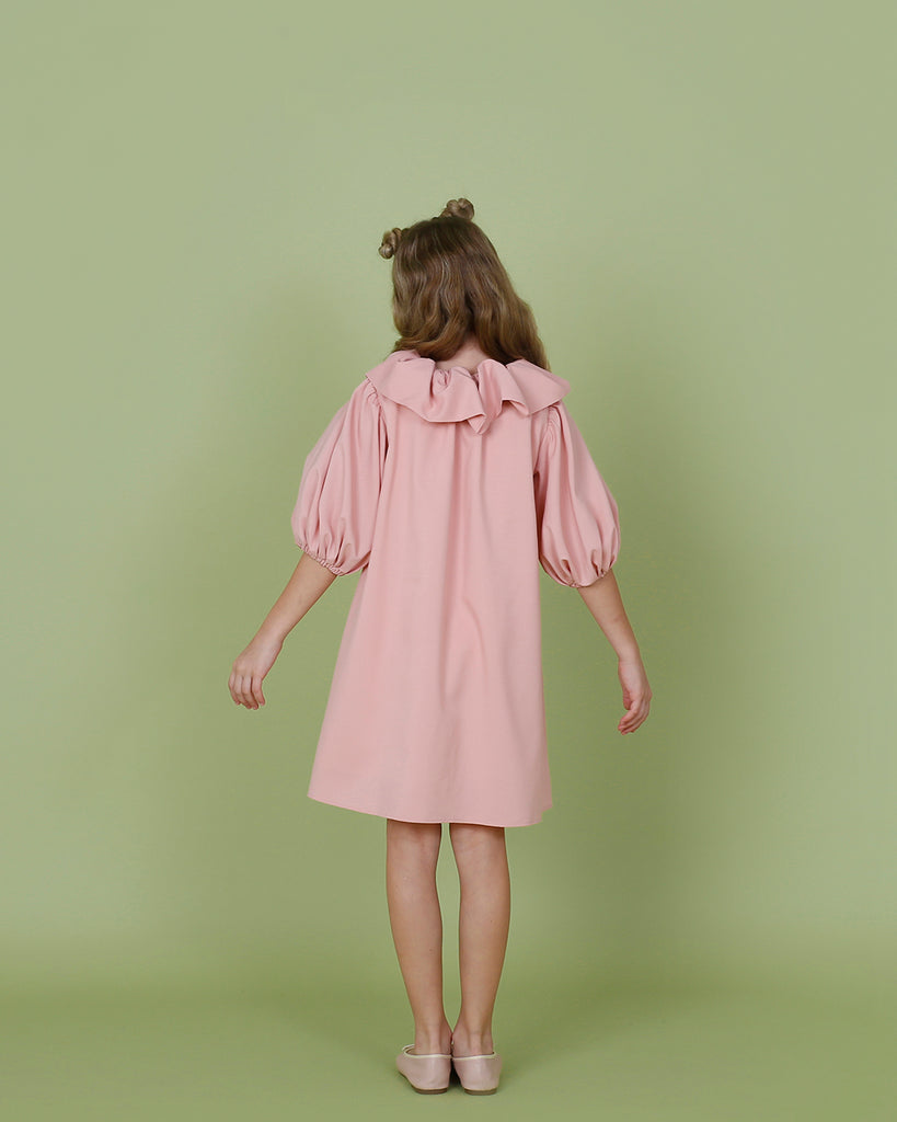 ash pink dress Sara dress (ash pink) – Aisabobo