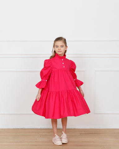 Eloise dress (hot pink)