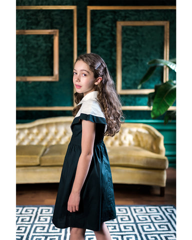 Stella dress (black/ivory)