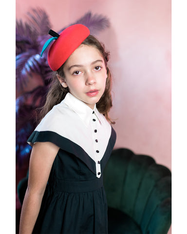 Stella dress (black/ivory)