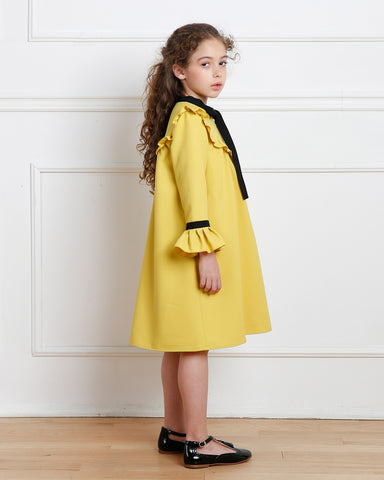 Emma dress (mustard)