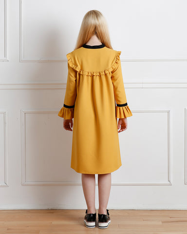 Emma dress (mustard)